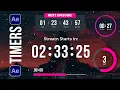 Create Beautiful Countdown Timer Motion Graphics After Effects Tutorial