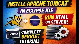 Apache Tomcat Installation Eclipse Setup Run HTML on Server Step-by-Step