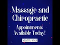 Massage and Chiropractic
