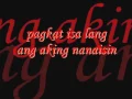 Download Lagu that's why I LOVE YOU with lyrics by andrew e ft regine