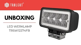 Vidéo : Feu de travail LED | lumen | 9-36 V | cable de 40 cm | TRSW12274FB