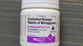 Brand Name Series Drug Tab Nitrocontin 6 4 Nitroglycerin Angina CAD