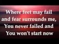 Download Lagu Where Feet May Fail (Oceans) - Hillsong United - LYRICS