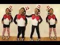 Easy 5 DIY Cat n The Hat Costume Tutorial