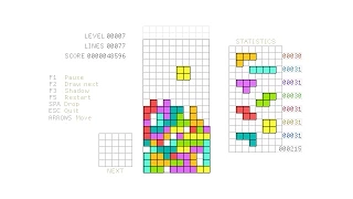 Tetris - HTML5 Game Programming Tutorial javascript