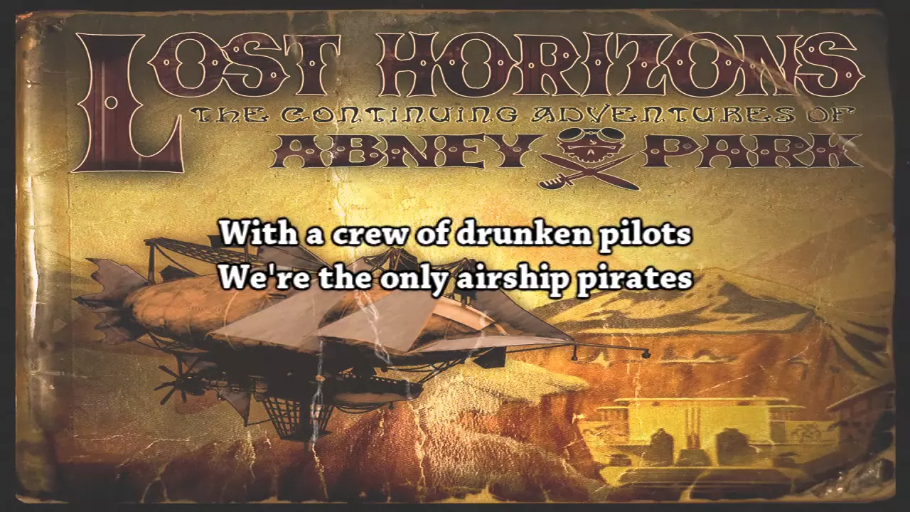 Abney Park - Airship Pirate (+ Lyrics)