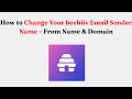 Lagu How to Change Your beehiiv Email Sender Name – From Name \u0026 Domain