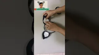 How to make cat ears headband diy fake cat ears fancy dress tutorial easy costume Halloween