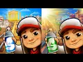 Lagu Choose and gameplay Two best different map of Subway Surf