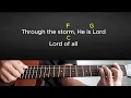 Cornerstone-Hillsong Worship Guitar Tutorial with Chords and