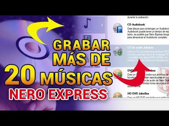 Download MP3 COMO GRABAR MÚSICAS EN UN CD (MÁS DE 20  CANCIONES) / NERO EXPRESS (2020)
