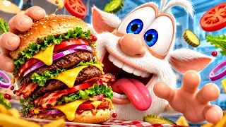 Booba 💯 CHUYỆN GÌ XẢY RA VỚI CHIẾC HAMBURGER?! 🍔 💯  Phim Hoạt Hình Vui Nhộn Cho Trẻ Em