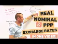 Real Exchange Rates Nominal Exchange Rates and Purchasing Power Parity In a Single