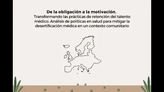 Presentación del Informe sobre desiertos médicos y retención del talento en Europa