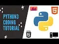 Python Beginner Tutorial Ep 1 Printing and Variables No Coding Experience Needed