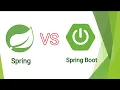 Spring Spring Boot Differences Spring Boot Tutorial