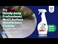 Unilever Professional Handy Andy Multi Surface Disinfectant Cleaner