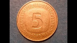 Germany 5 Deutsche Mark 1975 - Pre Euro Coin