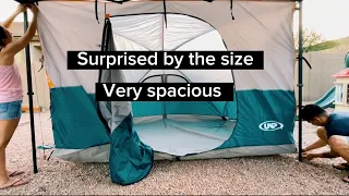 Side tent for 10 x 10 pop up canopy