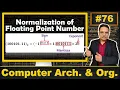 Normalization of Floating Point Number Solved Problems COA