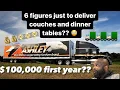 Ashley Furniture pays TOP DOLLAR to deliver furniture CDL Non-CDL positions driving jobs open