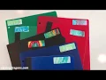 Crayon Resist Watercolor Name Labels - DIY school supply labels