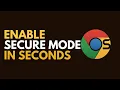 Turn On Secure Connections in Chrome - Step by Step for Beginners 2026
