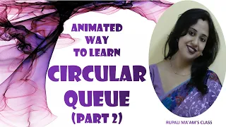 ANIMATED WAY TO LEARN CIRCULAR QUEUE PART 2