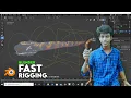 How to rig a snake in Blender Blender 2 82 tutorials