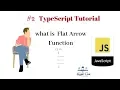 Typescript l Arrow function in typescript Hindi