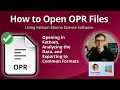 OPR File Extension Fathom Oceanographic Data Files Explained