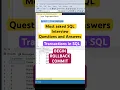 Begin Rollback and Commit - Transactions in SQL