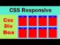 Css div box layout - Responsive HTML Container Web Zone