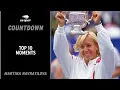 Martina Navratilova Top 10 Moments US Open