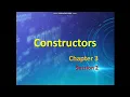 Constructors - Session 2