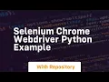 selenium chrome webdriver python example