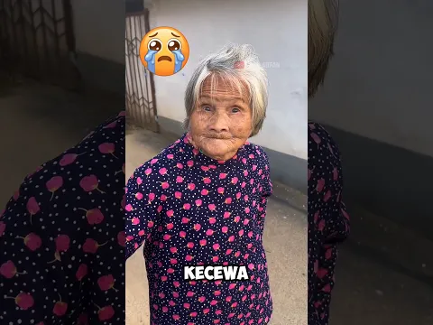 Nenek ini kecewa tapi bahagia karena melakukan hal ini
