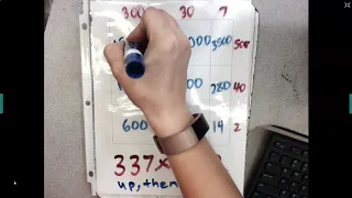 Multiplying 3-digit by 3-digit numbers with the area model