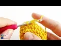 Diminuzione invisibile a uncinetto per mancini Amigurumi Crochet Invisible Decrease left handed