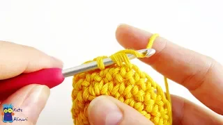 Diminuzione invisibile a uncinetto per mancini Amigurumi Crochet Invisible Decrease left handed