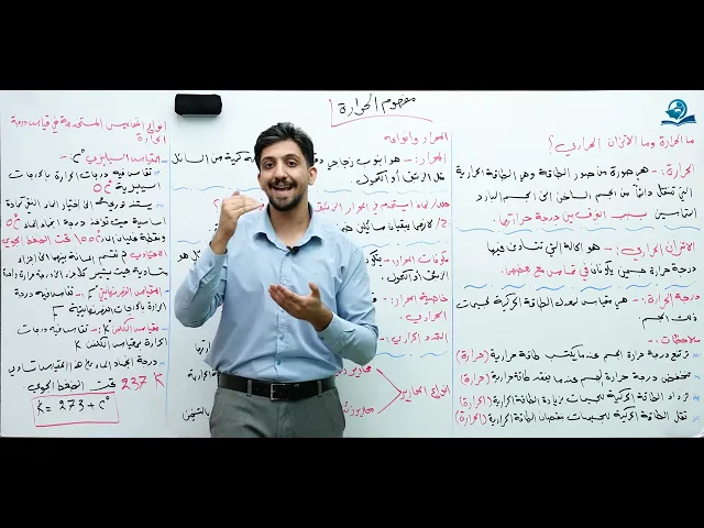 ⁣مفهوم الحرارة - مادة الفيزياء للصف الأول المتوسط