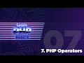 07 - PHP Basics