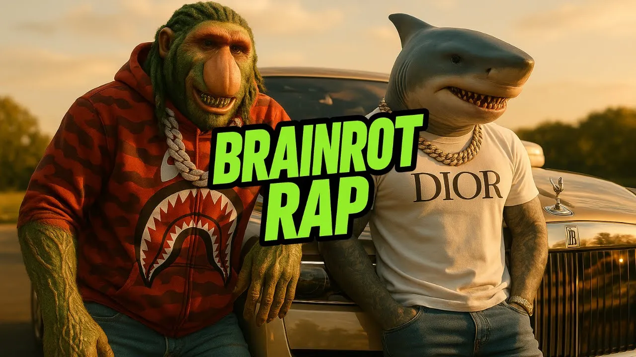 Party Tunes — Party Tunes — Brainrot Rap (YouTube video ad)
