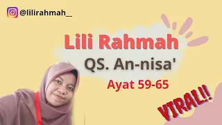 lili rahmah murottal iramah jiharka qs an nisa ayat 59 65