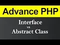 Difference between Interface and Abstract Class in PHP Hindi