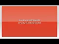 How to use postDelayed correctly in Android Studio