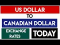 1 USD to CAD - Convert US Dollars to Canadian Dollars Currency Exchange Rate Today 14 September 2024