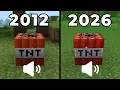 Minecraft Then vs Now 2012 - 2026