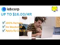 Labcorp is Hiring Remote Up to 16 00 per hour Work From Home Apply Now TheRemoteJobHustle