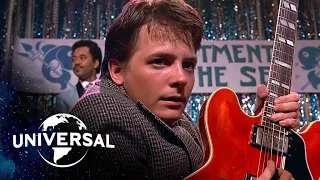 Back To The Future Marty McFly Plays Johnny B Goode And Earth Angel  Back To The Future Marty McFly Plays Johnny B Goode And Earth Angel
